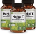 DailyNutra Herbal T Men 's Health Formula Supplement for Endurance, Vitalitas, & Healthy Aging - with KSM-66 Ashwagandha, Tongkat Ali, Tribulus, Eleuthero, & Horny Goat Weed (3- Pack)