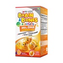 Nutrition LABO Saya Anak-Anak Saya & Bones Disalurkan Burstlet, Gluten Free, untuk Brall & Behavioral Management, 76% Ultra- Terkonsentrasi RTG Formulir Omega 3 DHA Ikan Oil, Vitamin D3 & K2, Orange