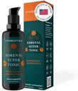 CYMBIOTIKA Adrenal SuperTonic Liquid Suplemen Super Tonic dengan Ashwagandha, Zinc, Lavender, Basil Suci, untuk Dukungan Imune & Relation, Gluten Free, Vegan, Keto, Berry, 2 fl oz