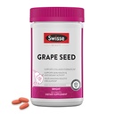 Swisse Grape Seed Extract Capsules Antioxidant Herbal Suplement: 124; Grapeseed Polyphenols Suplement + Antioksidant Vitamin C 124; Promes Skin Health & Collagen Produksi 124; 300 Tablet