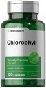 Horbäach Chlorophill Capsules 124; 120 Count 124; Non-GMO dan Gluten Free Supplement 12.4; Gaturally-Occurring Pigment