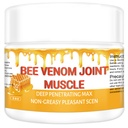 Terapi Organik Lebah Venom Serum, Gabungan Profesional & Muscle & Bone Rilis Cream - 24 Hour Sootful Release for Back, Neck, Hand, Foot, Knee, Muscle, Shoulder, Hip, Nerve