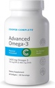Cooper Lengkap - Omega 3 lanjutan - Tambahan Minyak Ikan, Terkonsentrasi EPA + DHA Omega- 3 Acids Gendut 1400 mg - 60 Softgels per Botol. Kemas 2