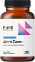 PureFormula Joint Care + - Premium Joint Supplemen Dukungan Bersama dengan Acid Hyaluronic, Glucosamine, MSM, Mussel Lip Hijau, Turmeric & More - None-GMO Formula untuk Dewasa (120 Capsules)