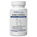 Acetyl Acetyl L- Carnitine 500 mg, Potagency ALCAR, murni Non-GMO, LSM Synthetic, Absorpsi Maksimum, Energi & Fat Metabolisme, Brain, Pendukung Detox Otak & Sel, (200 Kapak Veg)