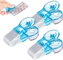 Portable Pill Taker, Upgrade Pill Extractor Tool Portable Pill Popper Tool Tool, Pill Poaster for Blister Packs, Portable Travel Tablet Dispenser Extractor Tools Household Gadgets (3pcs)