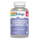 Glucosamin SOLARAY Chondroitin Acid Hyaluronic, Healthy Bone and Jourly Support Plus Vitamin C untuk Enhanced Absorpsi, Lab Verified, garansi 60 Hari, 180 VexCaps