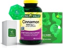 Cinnamon 1000mg Dietary Supplement Kapsul, 400 Count dengan Bundle Exclusive Better Ligth & Spring Guide