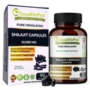 Himalaya Shilajit Capsules murni. Maksimum Kekuatan Alam Shilajit Rich di Trace Mineral & Fulvic Acid. Tingkat Ketinggian Tinggi. Vegan NonGMO 90ct. Diekstrak Tradisional No Stearate No Rice Flour