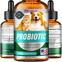 Premium Progities for Dogs, Cats - Digetical Enzymes & Pregities Suplement - Helping to Relieve Diare, Vomiting, Upset Stomach, Gas, Constipation & Bad Breath