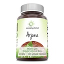 Amazing India Arjuna (Dibuat dengan Alami Arjuna) 500 Mg Suplemen 124; Vegetarian Capsules 124; Non-GMO 124; Gluten- Free 124; Made in USA (1 Pack 124; 120 Count)