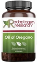 Minyak Oregano Softgeels - Oregano Tambahan Minyak dengan sangat berpusat Carvacrol - Mendukung Pembersih Intestinal - Pil Kecil (60 Softgels) Emas