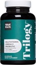 Kesehatan Vibnan, Trilogi, Multivitamin Probiotik dengan campuran Escalypse Omegaga-3, Vitamin A, B12, C, D3, E, Selenium, Magnesium & Zinc, 30 Servings