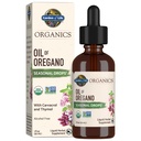 Garden of Life Organics Oil of Oregano Seasonal Drops 1fl oz (30 mL) Liquid, Comcentforted Plant Based Ammune Support-Free, Organik, Non-GMO, Vegan & Gluten Free Herbal Suplemen