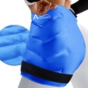 Atsuwell XL Hip Ice Pack Lipat, Gel Cold Pack for Hip Care, Dipakai Ulang Ice Replacement, Soft Push Plash Cold Compress untuk Hip, Lupe, Back, Blue