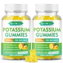 Potasium Citrate Gummies 1000mg, Potency Poturium Gummies for Dewata & Men, Dukung Krisis Leg & Muscle Health, Sugar- Free, Pineapple Flavor, 120 Count