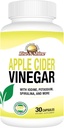 Rise- N- Shine Apple Cider Vinegar Capsules - Imune Dukung Vitamin - Gut Dukungan untuk Perempuan & Men 30- Day Suppply (30 Kapsul)
