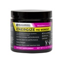 BODI Energize Pre Workout Powder - Beta- Alanine, Quercetin & Lower - Dose Caffeine Formula untuk Enhanced Energy & Focus, Meningkatkan Suplemen Energi & Endurance, Campuran Berry, 40 Pelayan