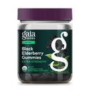 Gaia Herbs Black Elderberry (Sambucus Nigra) Ekstra Kekuatan Gummies - Suplemen Dukungan Imuniune Lezat - Dibuat dengan Sertifikasi Organik Black Elderberry untuk Dukungan Sistem Imune - 40 Gummies