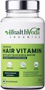 Rambut Depan Generik Vitamin dengan Blocker Dht & Biotin 124. untuk Pembangunan Rambut & Rambut Lebih Baik Kontrol 124; Menahan Follikel Rambut 126; untuk Pria & Perempuan - 60 Katup Veg