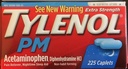 Tylenol PM Ekstra Kekuatan Caplet (225 ct.) (2 Pack)