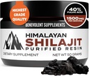 Himalaya murni Shilajit Resin 1500mg 124; 40% Fulvic Acid (Potency Maksimal)