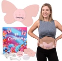 Relief Pink- Period Cramps Pain Relishing Device, Cramp Massager for Menstrual and Lower Back Ache, Reduces Endopartriosis Discomment, PMS TENS Unit, Wireless or Wired, Natural Cycle Support