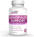 Menopause Relief Capsules for Women - Natural Menopause Suplemen untuk Perempuan - Bantuan Hari dan Malam Menopause - Mengembalikan Flashes Hot, Stress, Night Sweats - 30 Hamba
