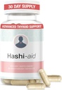 IBDHELP ™ Hashi Aid Thyroid Dukung Perempuan & Pria - Thyroid Suplemen Penyakit Hashimoto & Hipotiroidism * - Dikemas dengan Ashwagandha, Selenium, Zinc, Esnovable Vitamin & Lebih - 30 Capsules