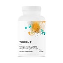 THORNE - Omega-3 dengan CoQ10 - Omega-3 Acids Gendut Suplemen dengan CoQ10 - EPA dan DHA - 90 Gelcaps