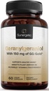 Suplemen Premium Geranylgeraniol - GGG-Gold 150mg dengan DeltaGold Vitamin E Tocotrienol - Annatto Derived GG untuk Statin Pengguna, Heart Health & CoQ10 Produksi - 60 Capsules