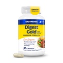 Enzymedica Digest Gold + ATPro, Maximum Power Digetical Enzymes, Helling Digest Large Meals for Instant Bloating Relief, 45 Count