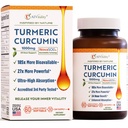 A1Vitalitas NovaSOL Turmeric Curcumin 10000mg - Clinically Proven 185x Higher Absorpsi - Promess Joint Comfort, Mobility & Overall Wellness - Non-GMO, Doctor Formulated, 60 Softgels.