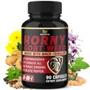 BMVINVOL Horny Goat Weed Capsules dengan Maca, Ginseng, Tribulus Terrestris, Ashwagandha, Black Pepper - 90 Count untuk 3 Pasokan Bulan