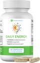 Ben 's Natural Health Daily Energy B-Vitamin Complex with TMG and Zinc for Natural Energy, Stress, Focus & Imune Support, 30 Kapsul