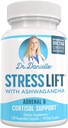 Stress Lift 124; Best Ashwagandha Suplement - 5 dalam 1 Organic Stress Relief, Adrenal Dukung, Joy, Mood & Thyroid Dukung 124; Relax The Mind, Boost Mood, Relieve Stress 120 Vegan Capsules