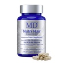 MD Nutri Hair Growth Suplemen dengan Biotin (30 Kapsul) 124; untuk Rambut Loss, Minimizes Shedding, Thinning, Breakage & Promotes Longer, Rambut tebal