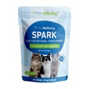 Pet Wellsing Spark Daily Nutration Greens Superfood for Cats - Programtic, Pregnance, Digetical Enzymes, Amino Acids, Antioksidants, Vitamin D, Spirulina - Veterinian-Formumented 3.53 oz (100 g)