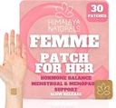 Femme Herbal Patch - 30- Day Supply - Non- Lateks, Vegan - Friendly, dan Mudah digunakan