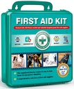 General Medi 360 Piesses Hardcase First Aid Kit - Comprehensive Large First Aid Box Berisi Premium Medical Suply for Travel, Home, Office, Vehicle, Camping, Workplace & Outdoor