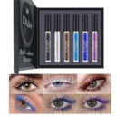 Warna Mascara Berwarna Mascara Air Biru Mascara untuk Eyelaps Set, White Black Brown Purple Long tahan lama akan Charming Voluminous Cruelty Free Vegan Eye Makeup (6 Colors)
