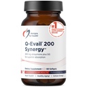 Design untuk Kesehatan Q-Evail 200 Synergy - 200 mg CoQ10 Sangat Biovailable Ubiquinone + Exclusive Absorpsi Technology - Koenzim Q10 Boost dengan GG - Hati, sehat Aging + Cell Dukungan (60 Softgels)