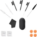 Phitunry 52- Piece Hearing Aid Cleaning Kit Accessories Portable Taid Case Pocket Size With Cleaning Brush Tools, Dry Kapsules, Audio Wipes, Deer Velvet Cloth dan Hearing Help Case Small