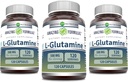 Amazing Formula L- Glutamine 500 mg Capsules 124; Amino Acid Suplement (3 Pack, 120 Count)