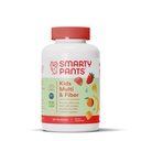 SmartyPants Kid Multivitamin Gummies and Fiber Supplement: Vitamin D3, C, Vitamin B12, B6, A, Zinc, Biotilin, Inosiol, Gummies Fiber, Three Fruit, 120 Count (30 Hari Supply)