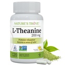 L- Theanine 200mg by Nature 's Trove - 120 Vegetarian Capsules