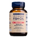 Wiley 's Finest Wild Alaska Fish Oil Peak DHA - 900mg EPA dan DHA Omega -3s - 60 Softgels (30 Pelayan)