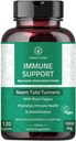 Imune Dukung Kapsul - Pendukung Kekebasan 120 Kapsul Dibuat dengan Organik Neem, Tulsi, Amla & Turmeric, Enhance Wellness dan Immune Fungsi.