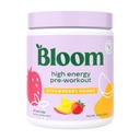 Bloom Nutrection High Energy Pra Workout dengan Beta Alanine, Ginseng dan L Tyrosine untuk Amino Energy, Kafein Natural Powfein dari Green Tea Extract, Keto, Sugar Free Drink Mix, Strawberry Mango