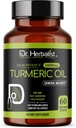 Dr HERBALIST Turmeric Curcumin Oil Capsules 1600mg - 60 Capsules 124; None-GMO 124; Fasting Absorbing 124; Vegetarian 124; Cold- Potensi Tinggi I alias Haldi Capsules (1 Paket: 60 Capsules)